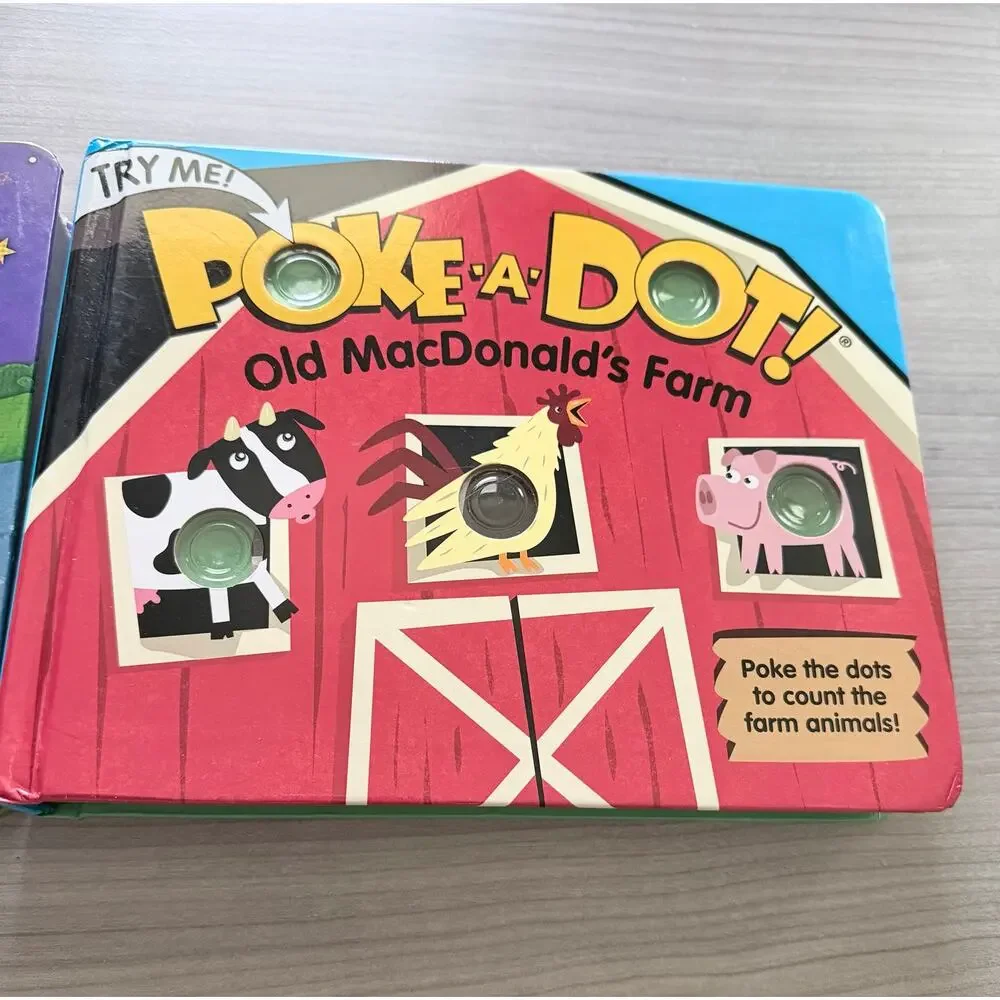 Melissa & Doug Poke-A-Dot Interactive Board Book Set